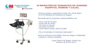 Presentación XI Maratón Donantes de Sangre